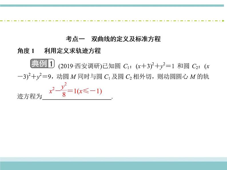 人教版数学（理）高考复习：8.6《双曲线》课件06