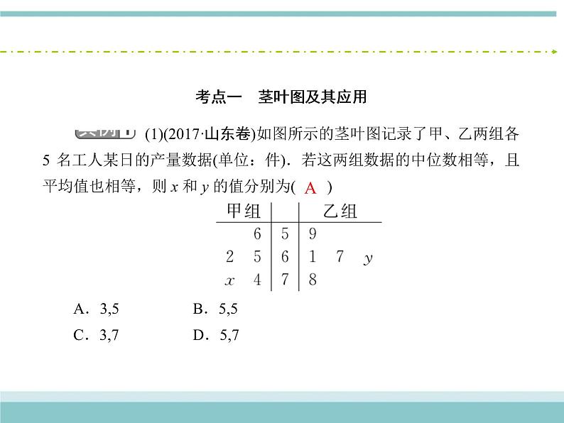 人教版数学（理）高考复习：9.3《用样本估计总体》课件06