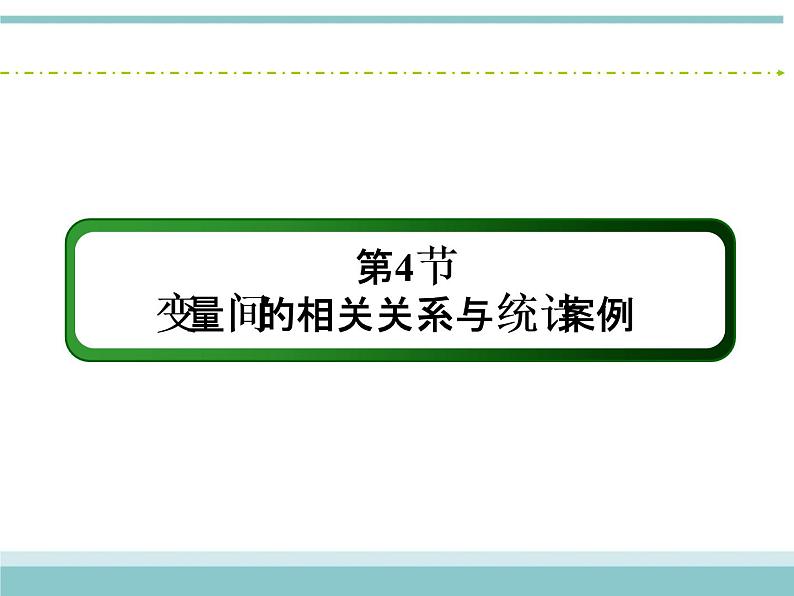 人教版数学（理）高考复习：9.4《变量间的相关关系与统计案例》课件第2页