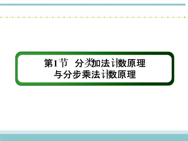 人教版数学（理）高考复习：10.1《分类加法计数原理与分步乘法计数原理》课件02