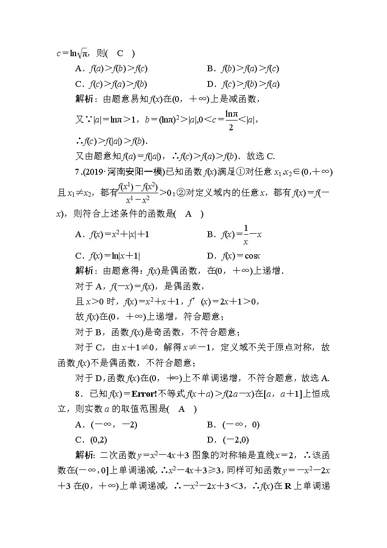 同步练习5　函数的单调性与最值03