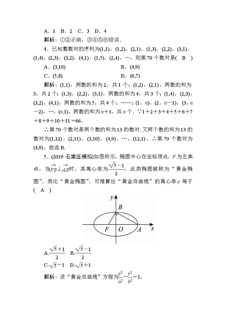 同步练习38　合情推理与演绎推理02
