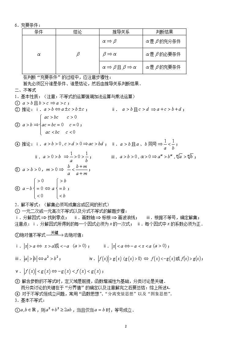 沪教版高一上册数学 期中复习—学生版 学案02