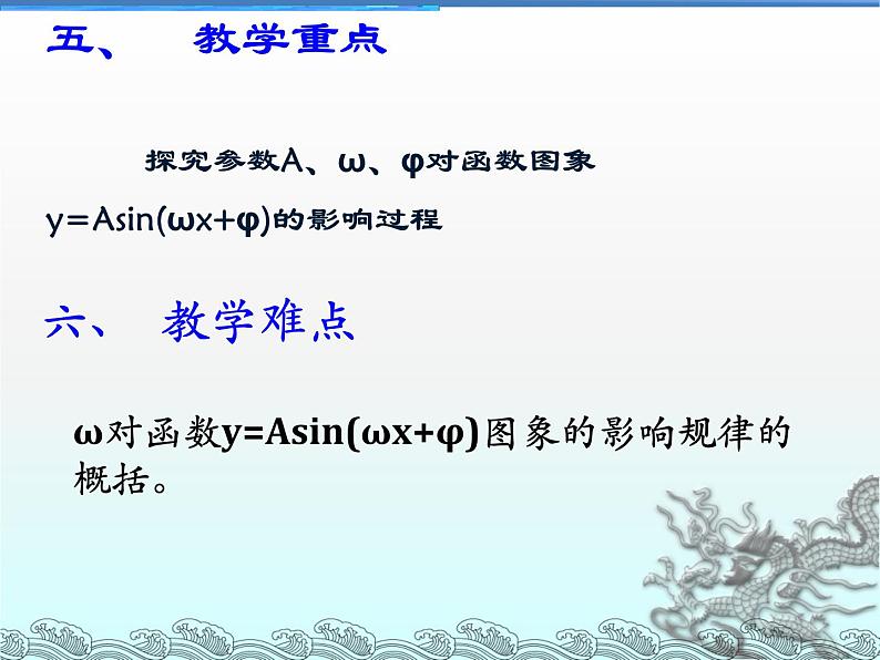 必修4：1.5 函数y=Asin(ωx+φ)的图象 课件07