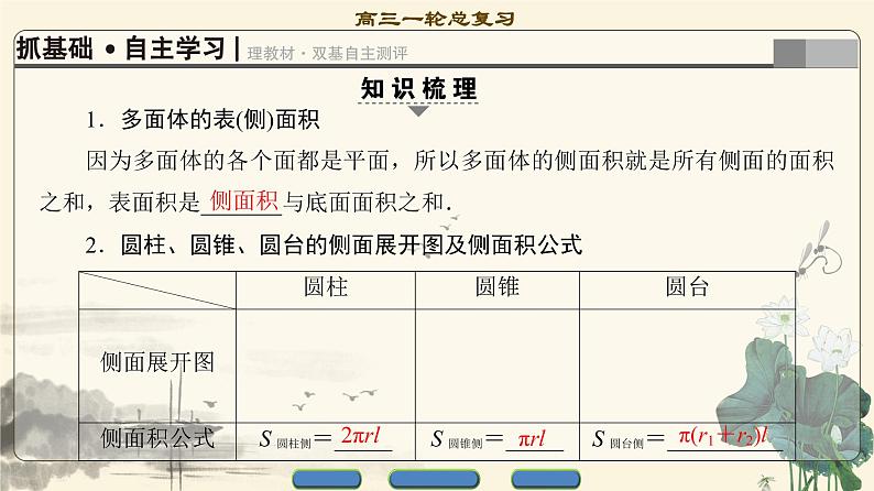 5.2021届高考数学（文）大一轮复习（课件 教师用书 课时分层训练）_第七章　立体几何初步 （16份打包）03