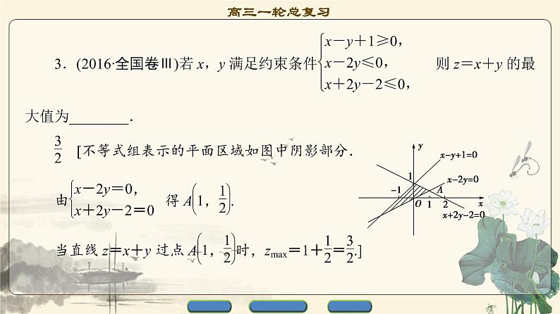 17-18版 第6章 第2节 二元一次不等式(组)与简单的线性规划问题第7页