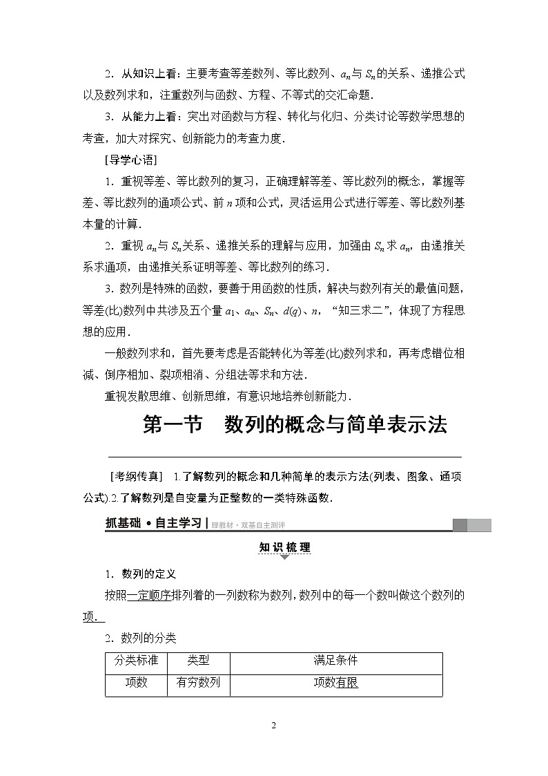 7.2021届高考数学（文）大一轮复习（课件 教师用书 课时分层训练）_第五章　数　列 （13份打包）02