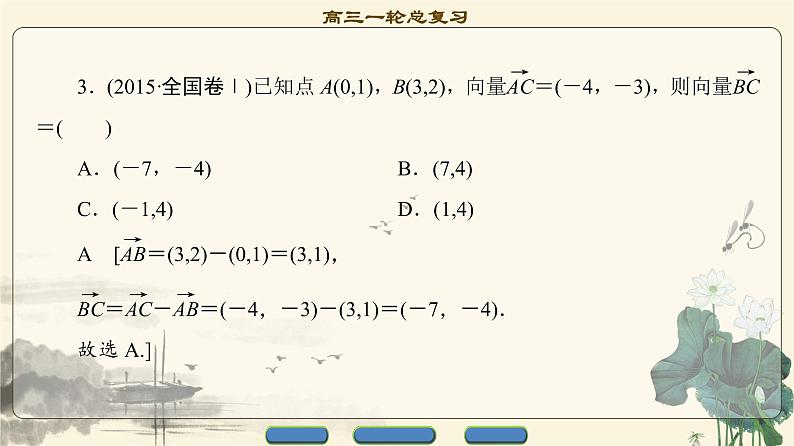 8.2021届高考数学（文）大一轮复习（课件 教师用书 课时分层训练）_第四章 平面向量、数系的扩充与复数的引入 （13份打包）08