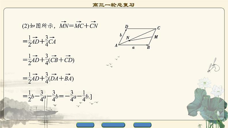 16.2021届高考数学（文）大一轮复习（课件 教师用书 课时分层训练）_重点强化课2 平面向量 （3份打包）05