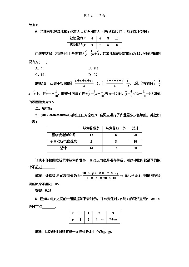 6.2021年高考数学（理）总复习（高考研究课件 高考达标检测 教师用书）第十六单元  统计与统计案例 （8份打包）03