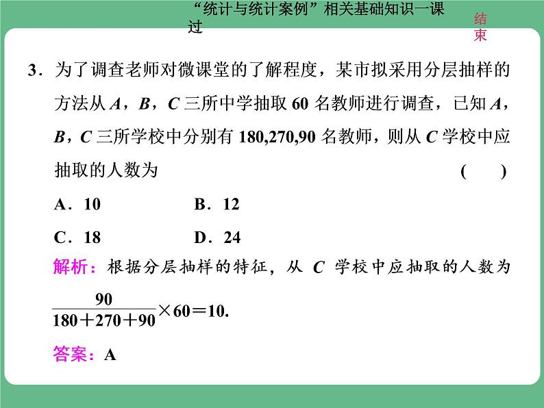 6.2021年高考数学（理）总复习（高考研究课件 高考达标检测 教师用书）第十六单元  统计与统计案例 （8份打包）04