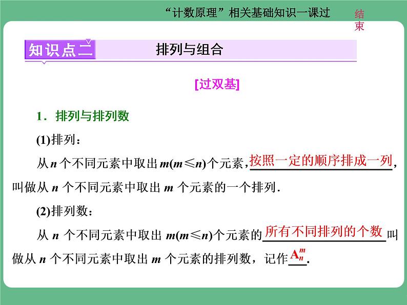 7.2021年高考数学（理）总复习（高考研究课件 高考达标检测 教师用书）第十五单元  计数原理 （6份打包）08