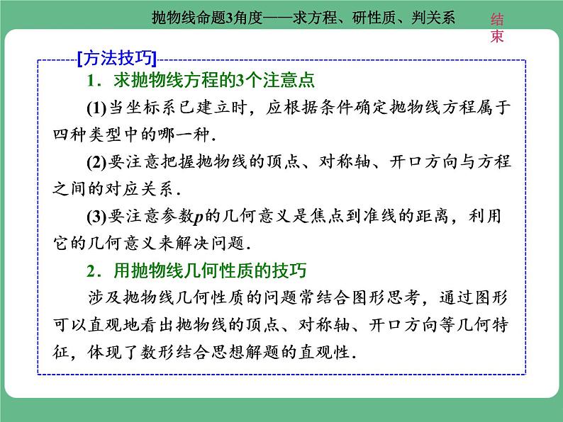 高考研究课(三)  抛物线命题3角度——求方程、研性质、判关系第4页