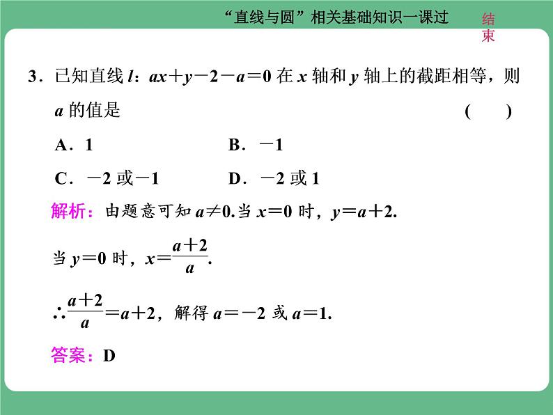 9.2021年高考数学（理）总复习（高考研究课件 高考达标检测 教师用书）第十三单元  直线与圆 （8份打包）06