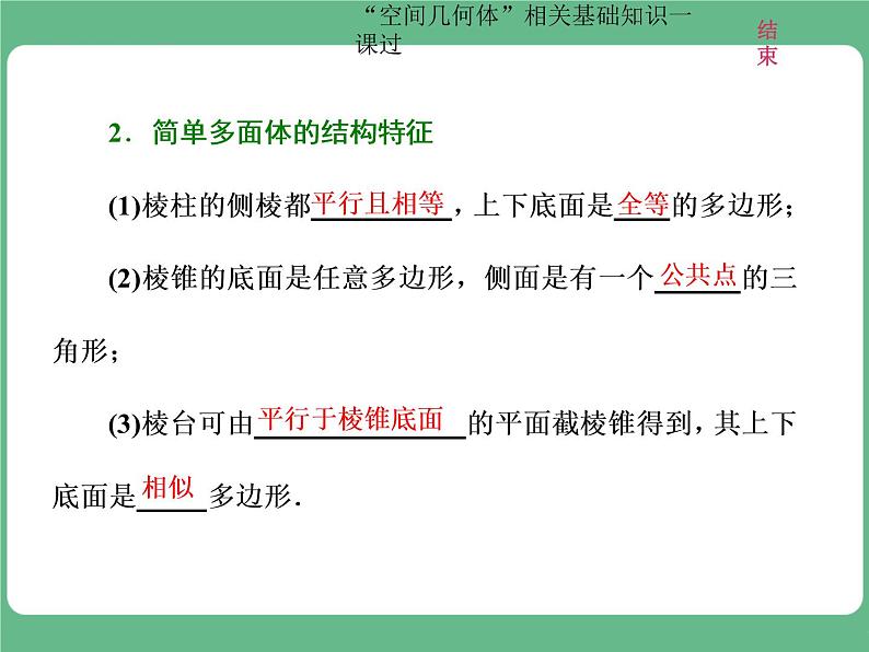 12.2021年高考数学（理）总复习（高考研究课件 高考达标检测 教师用书）第十单元  空间几何体 （4份打包）02