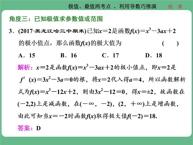 18.2021年高考数学（理）总复习（高考研究课件 高考达标检测 教师用书）第四单元  导数及其应用 （10份打包）06