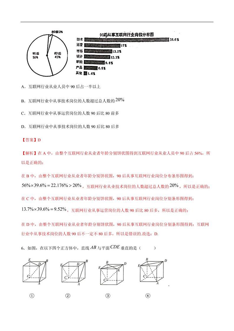 2020年高考数学（文）金榜冲刺卷（七）（解析版）03