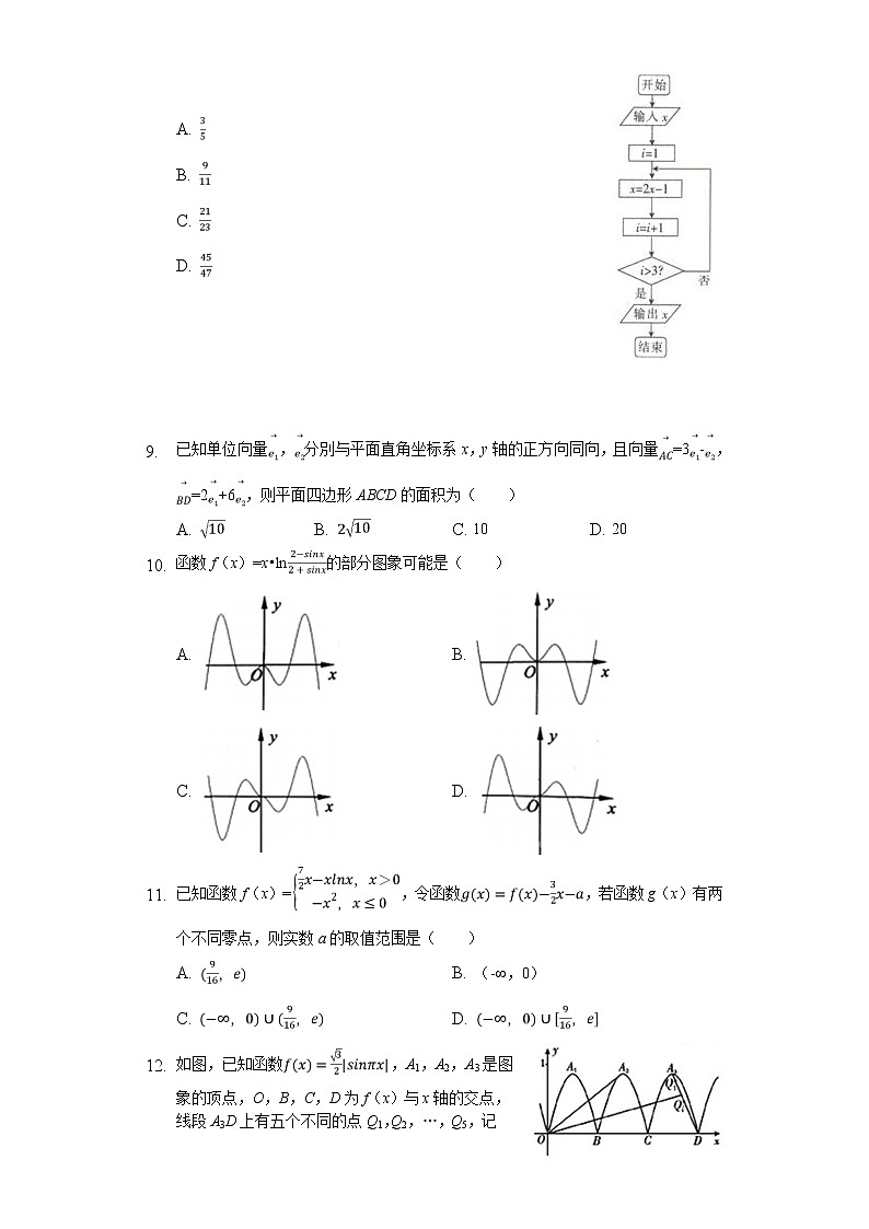 2020届四川省乐山市高考一诊模拟试卷数学（理科）（解析版）02