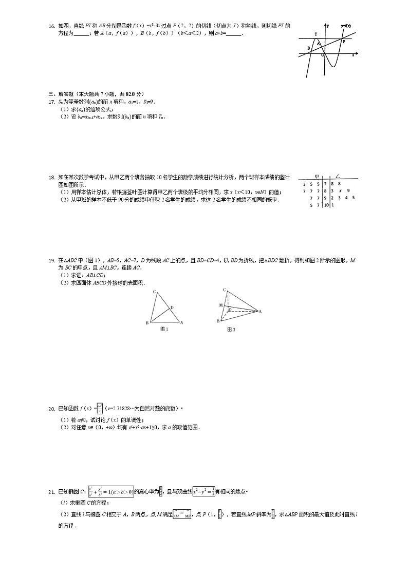 2020届四川省凉山州高考数学一诊试卷（文科）（解析版）02