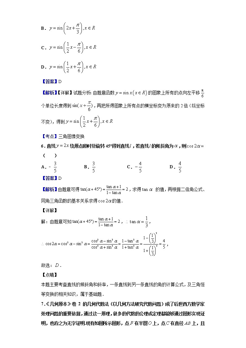 2020届陕西省西安市西北工业大学附中高三第一次模拟考试数学（文）试题（解析版）03