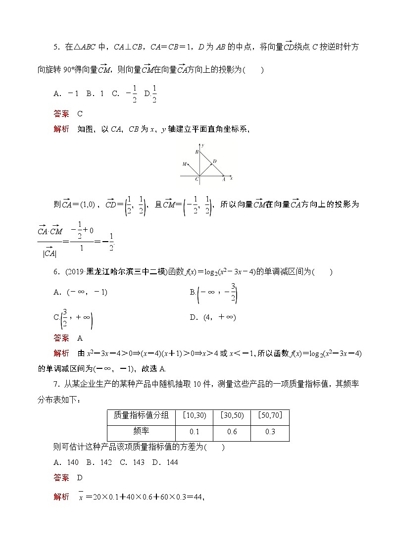 2020届全国高考冲刺高考仿真模拟卷（七） 数学（文）（解析版）02