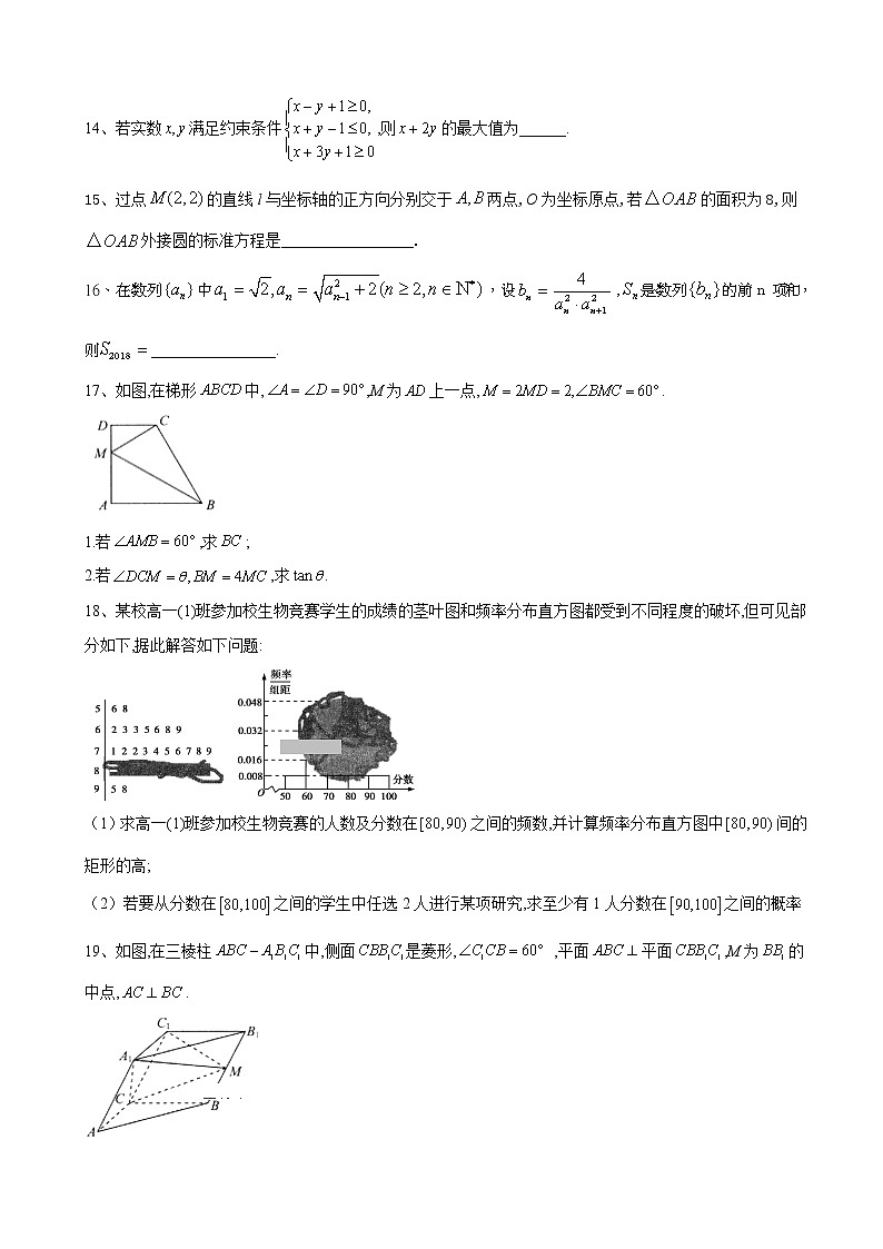 2020届全国高考总复习模拟卷（十）数学（文）（解析版）03