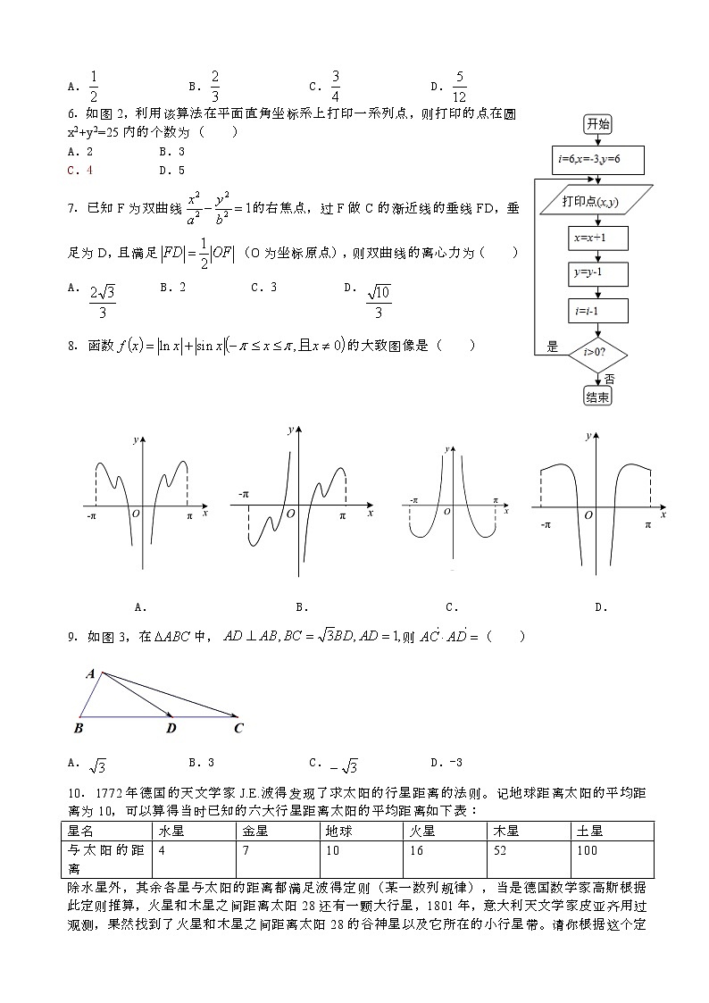 2020届广东省广州市高三12月调研测试数学理试题第2页