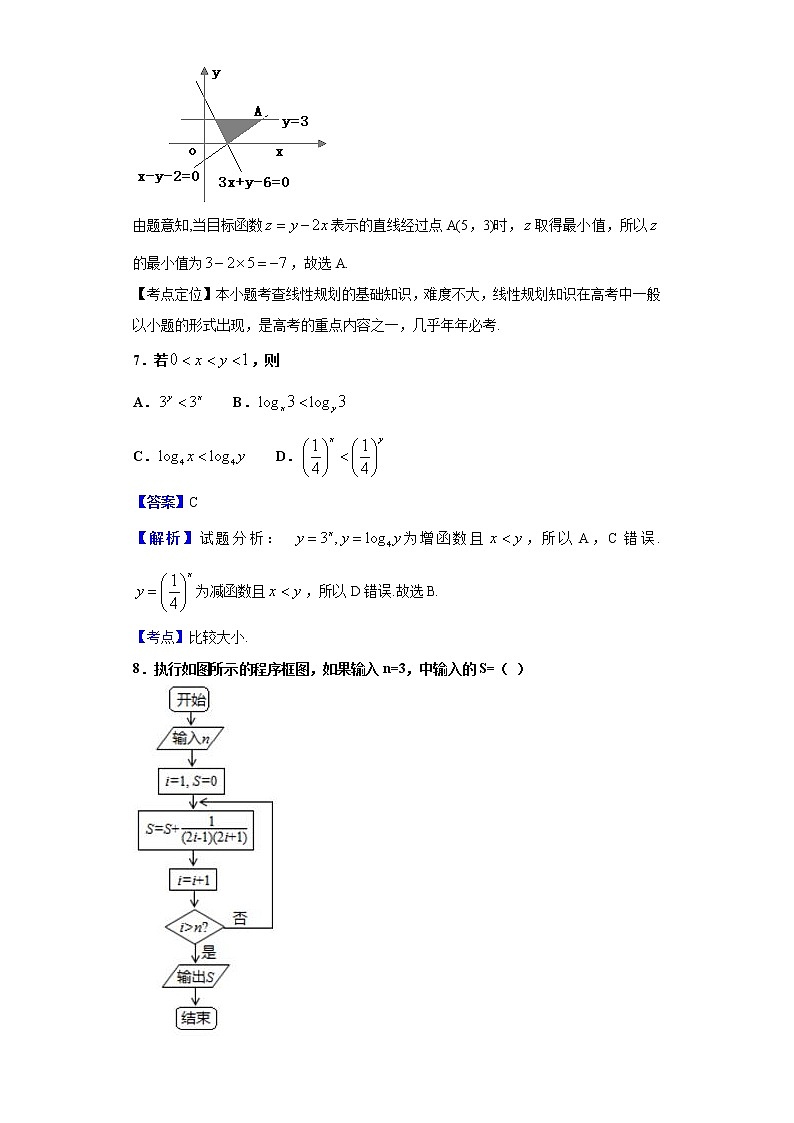 2020届广东省肇庆市高三第一次统考数学（理）试题（解析版）03