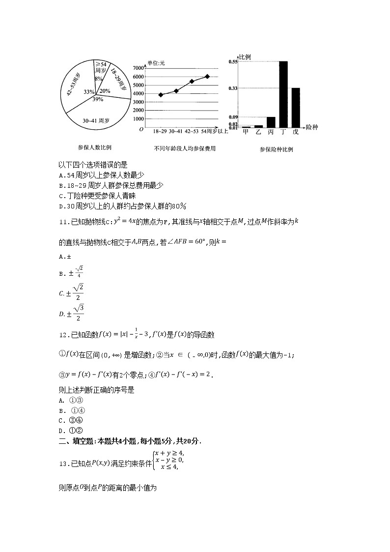 2020届贵州省高三4月适应性考试数学（文）试题03