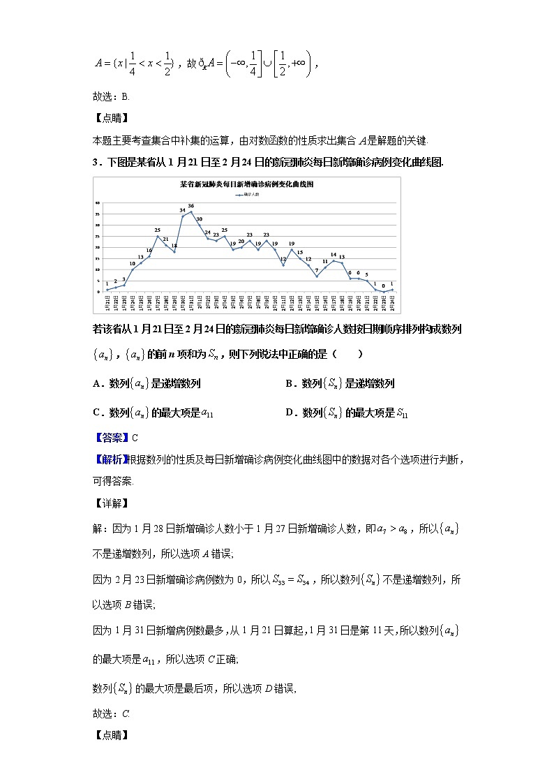 2020届福建省漳州市高三3月第二次高考适应性测试数学（理）试题（解析版）02