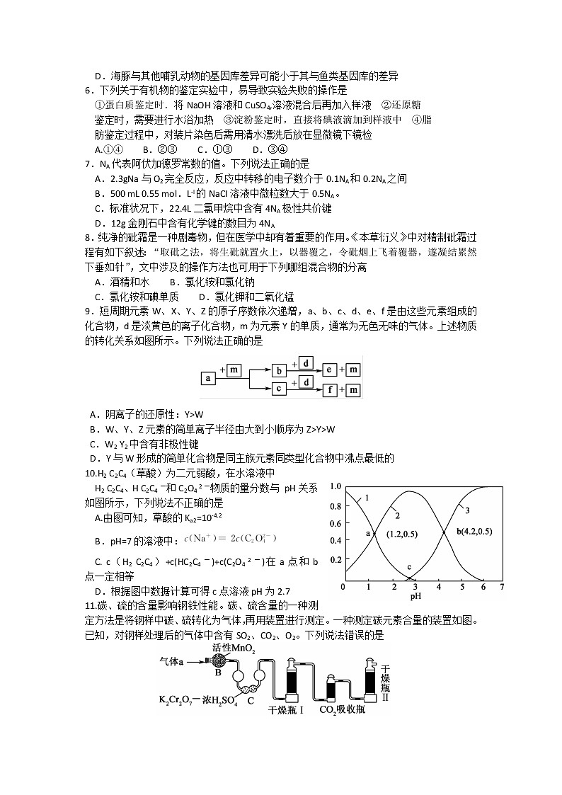 2020届湖北省黄冈八模高三模拟理科综合测试卷（四）第2页