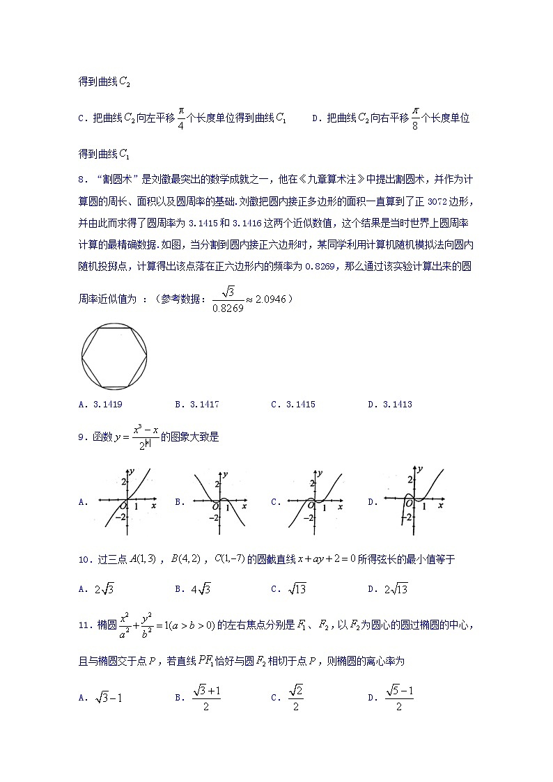 四川省宜宾市叙州区第二中学2020届高三一诊模拟数学（文）试题02
