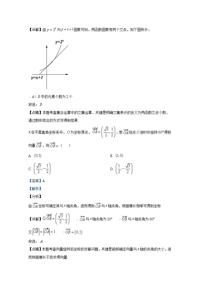 陕西省咸阳市2020届高三第一次高考模拟检测数学（理）试题02