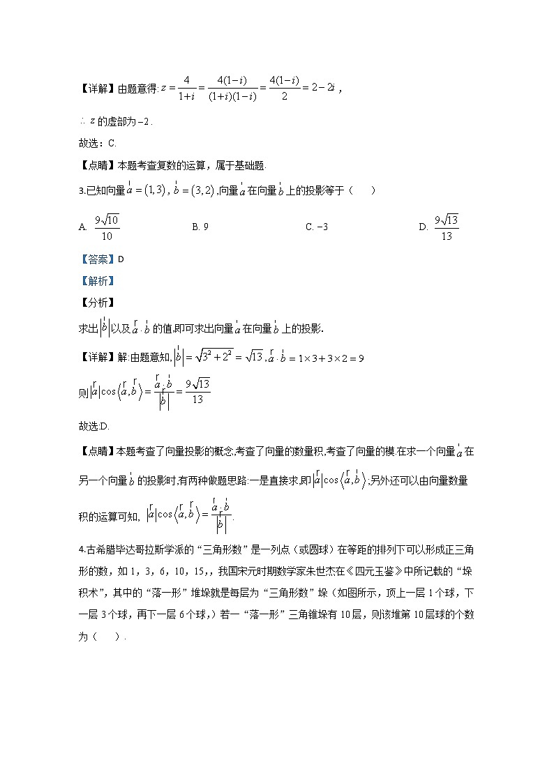 陕西省咸阳市2020届高三高考模拟检测数学（理）试题02