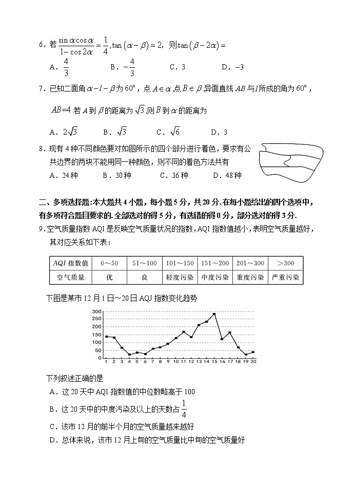 山东省潍坊市临朐县2020届高三下学期综合模拟考试数学试题（二）02