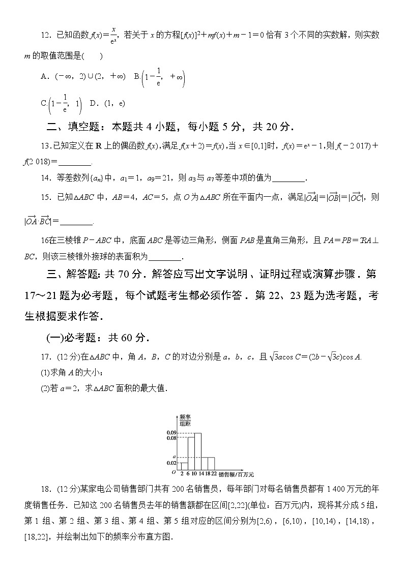 江西省麻山中学2020届高三高考数学仿真模拟冲刺卷（二）03