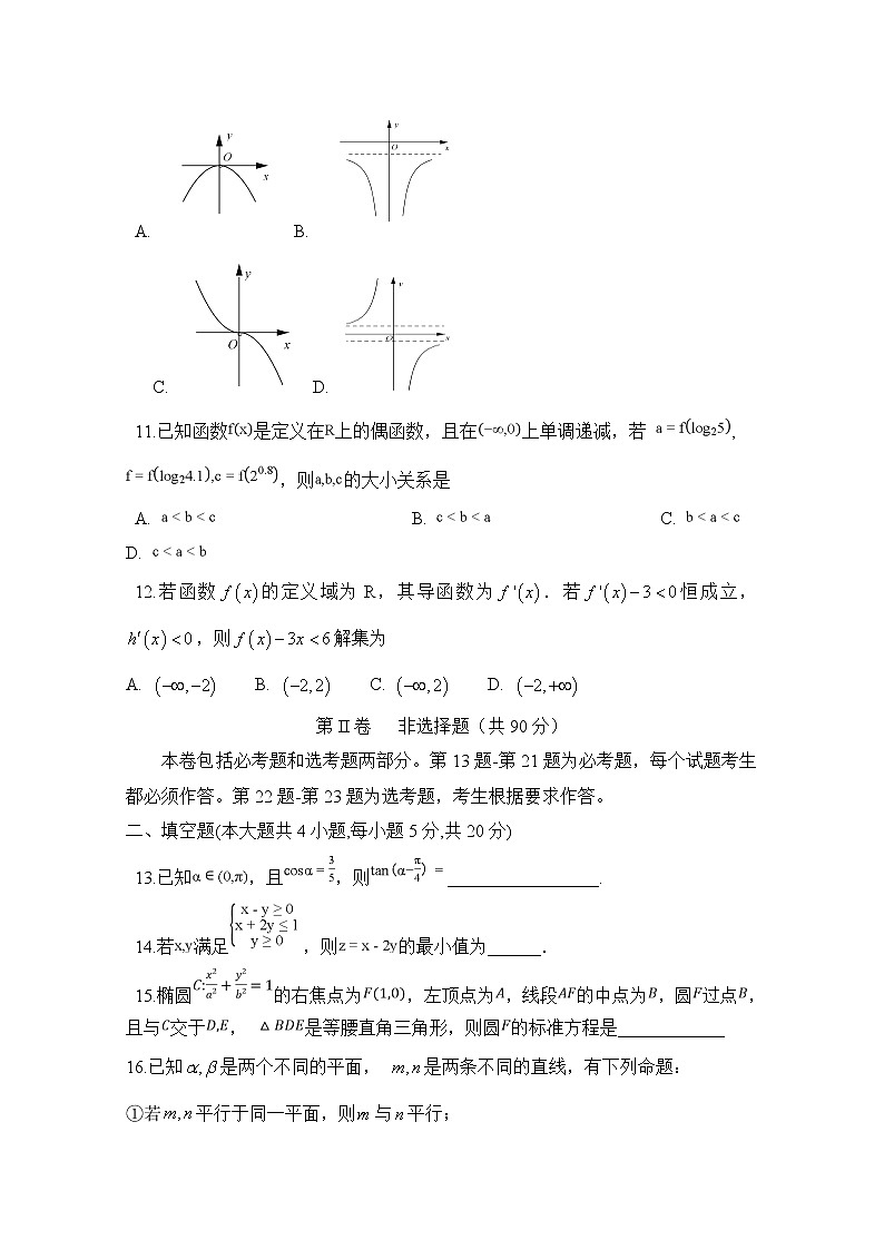 安徽省淮南市寿县第二中学2020届高三6月模拟考试数学（文）试卷03