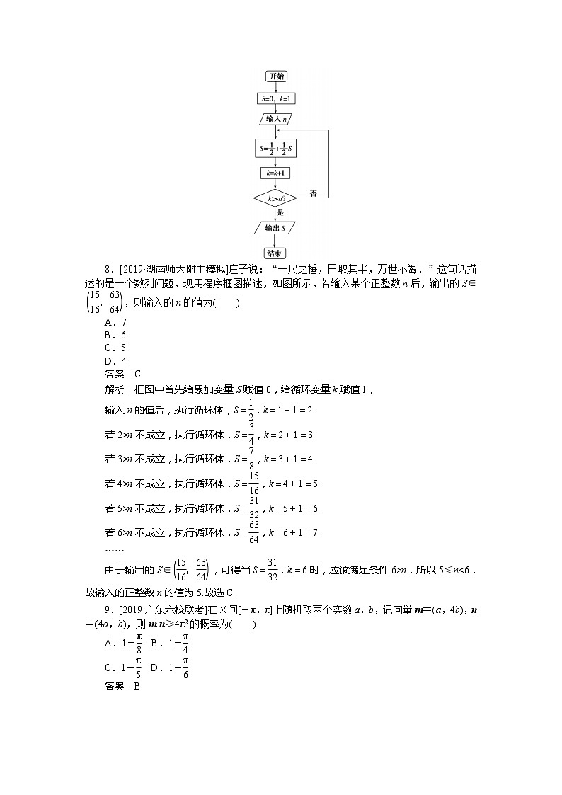 2020高考理科数学二轮分层特训卷：仿真模拟专练 （六）第3页