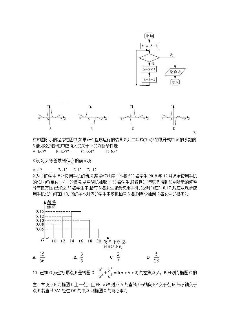 安徽省2020届高三名校高考冲刺模拟卷数学（理）试题02