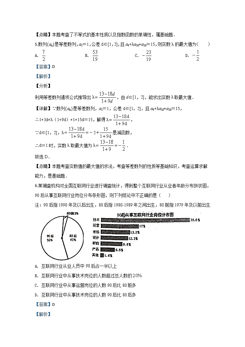 山东省日照市2019届高三3月第一次模拟数学（理）试题03