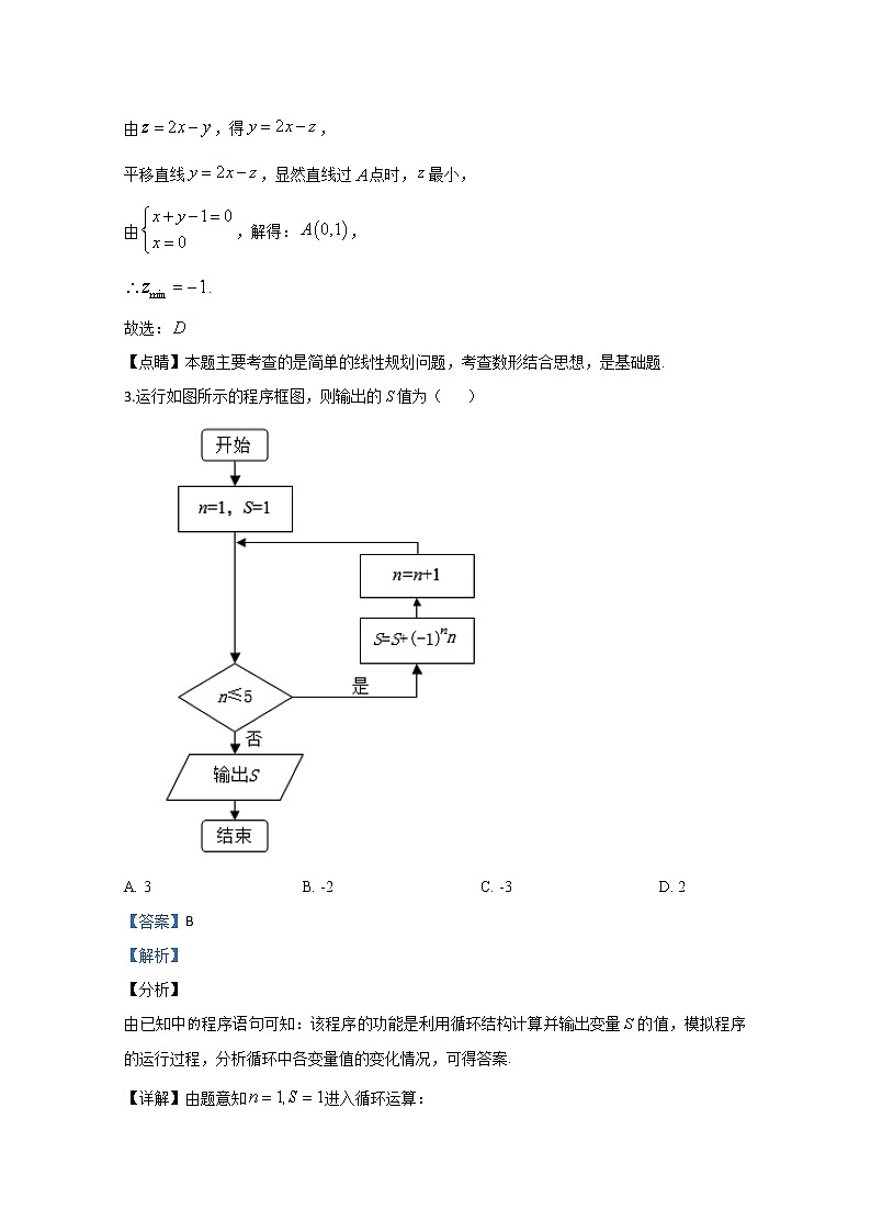 天津市第七中学2019届高三第一次模拟（5月）数学（文）试题第2页