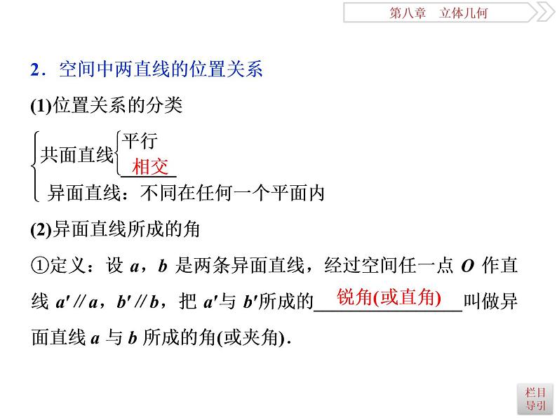 第3讲　空间点、直线、平面之间的位置关系第4页