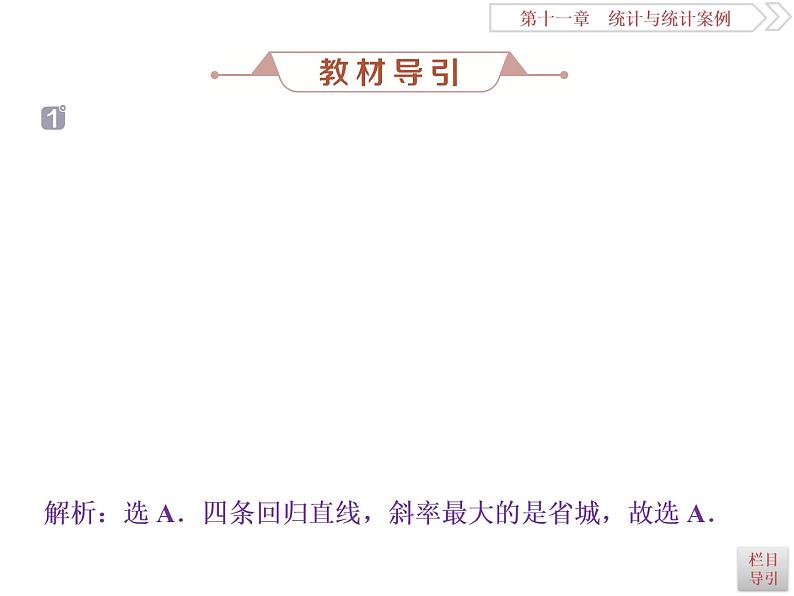 2021届高考数学（理科）人教版 1轮复习资料（课件+达标练习） 第十一章　统计与统计案例 (共7份打包)08