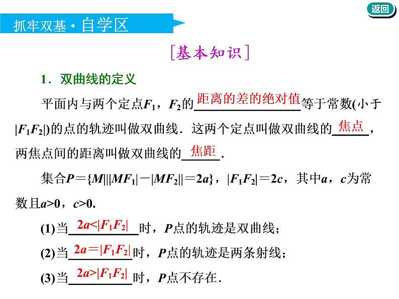 标题-2018-2019学年高中新创新一轮复习文数通用版：第九章 第五节  双曲线第4页