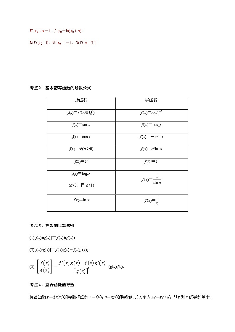 第1讲 导数及其应用（知识点串讲）（复习讲义）02