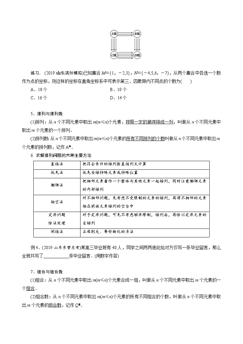 第1讲 计数原理（知识点串讲）（原卷版）第3页
