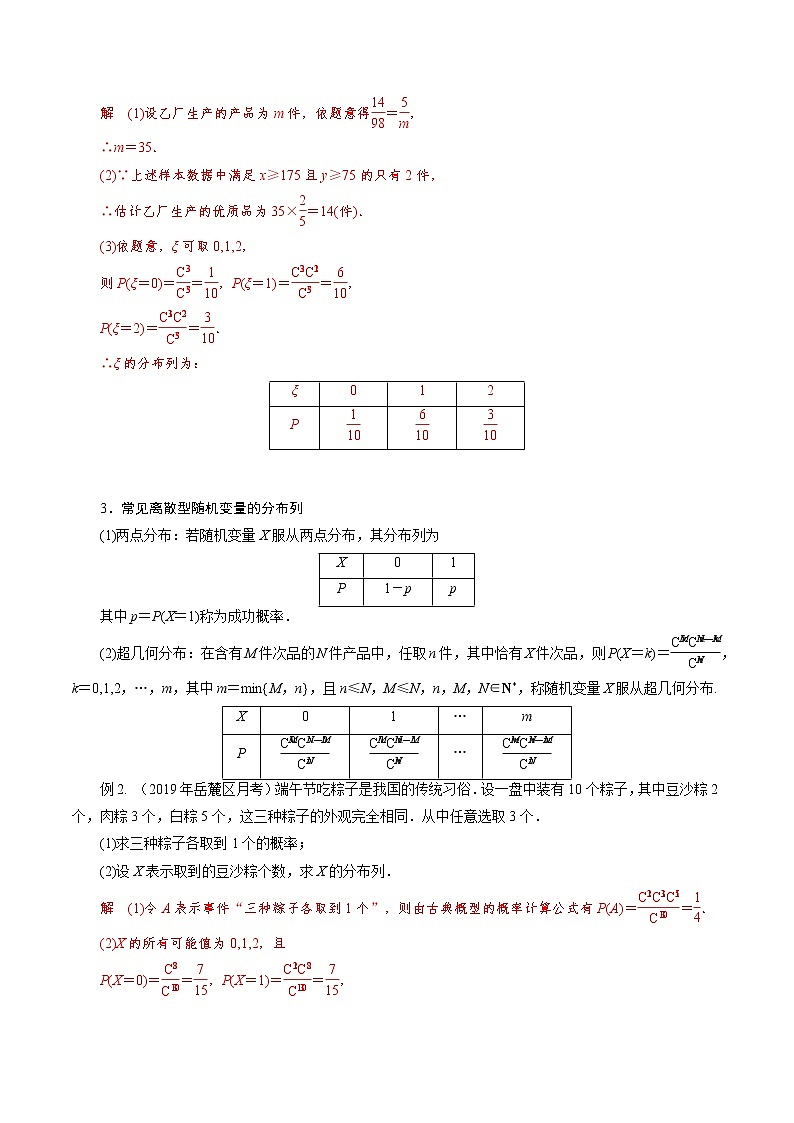 第2讲 随机变量及其分布（知识点串讲）（解析版）第2页