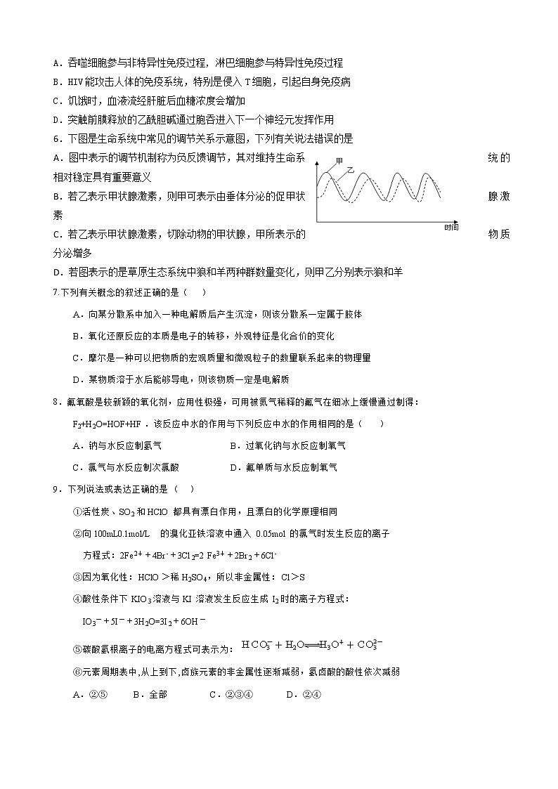 2019届山东省实验中学东校高三上学期11月份理综模拟试题02