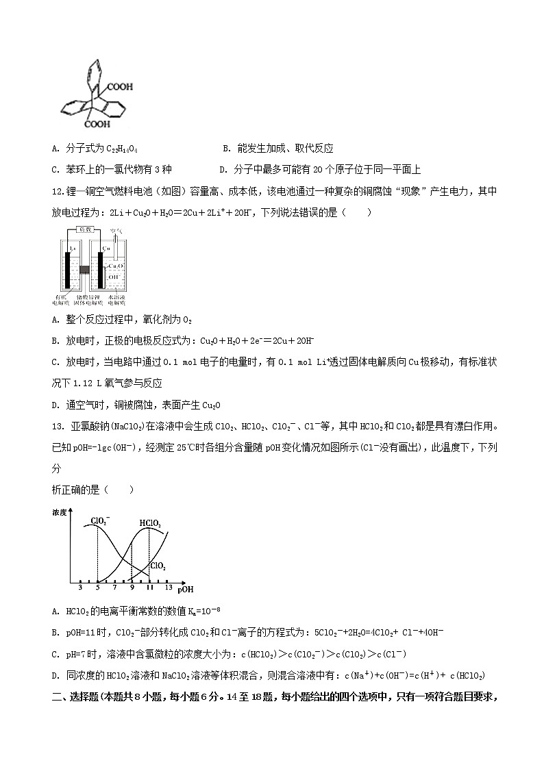 2019届四川省棠湖中学高三二诊模拟理科综合试题（word版）03