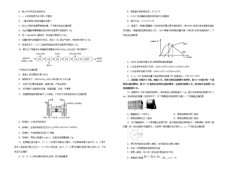 2019届吉林省高考全国2卷高三复习信息卷 理综02